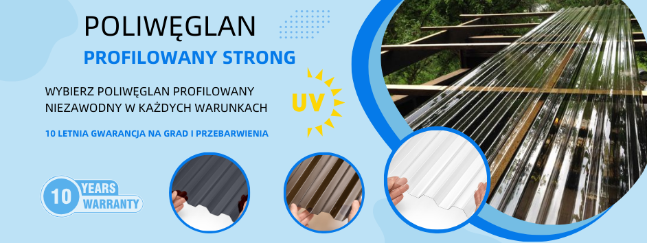 baner poliwęglan profilowany